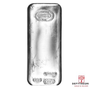 100 oz Silver Bar - Asahi - Reverse