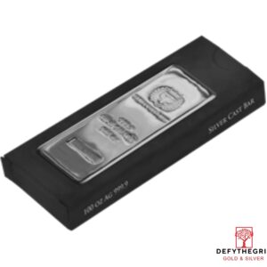 100 oz Silver Bar - Germania Mint - Reverse