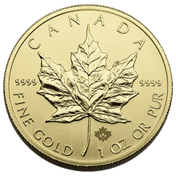 1 oz Gold Maple Leaf Coins