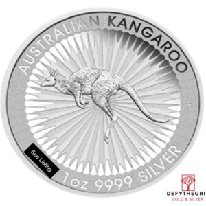 1 oz Australian Silver Kangaroo Obverse