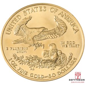 1 oz Gold American Eagle Random Year Reverse1