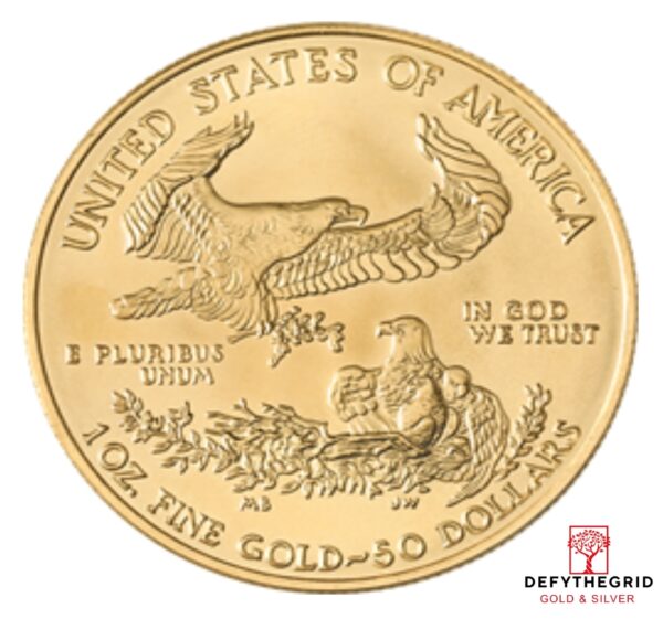 1 oz Gold American Eagle Random Year Reverse1