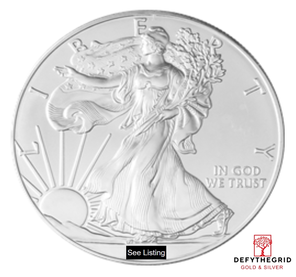 Buy 1 oz American Silver Eagle Coin (Random Year)