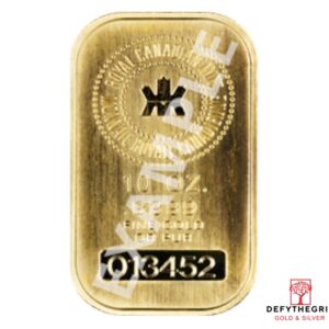 10 oz Gold Bar LBMA Brands Obverse