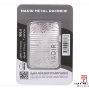 1 oz silver bar nadir - reverse