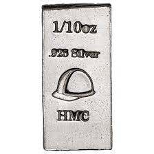 1-10 oz Silver HMC Bar