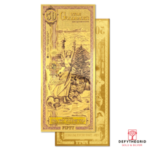 Utah 50 Goldback Stacked