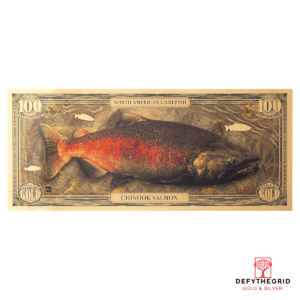 Chinook Salmon Aurum 100mg 24k Gold Bill 2025 - North American Gamefish