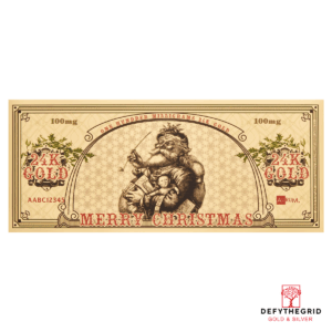 Santa Bucks Aurum 24k Gold Bill - 100mg Products
