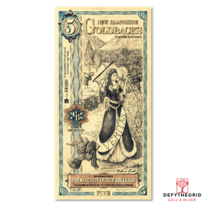 New Hampshire 5 Goldback