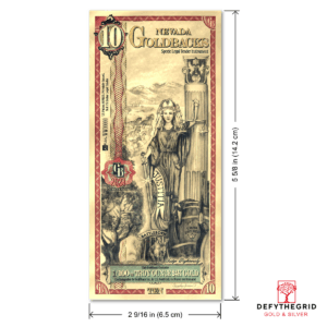 Nevada 10 Goldback Measurements