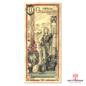 Nevada 10 Goldback
