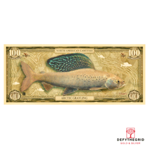 Arctic Grayling Aurum 100mg 24k Gold Bill - North American Gamefish