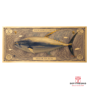 Yellow Fin Tuna Aurum 100mg 24k Gold Bill 2025 - North American Gamefish