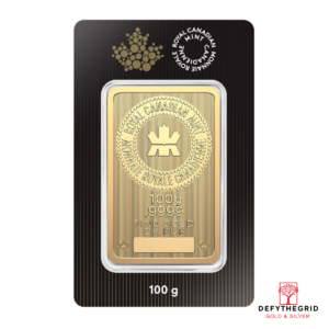 100 GRAM GOLD BAR RCM Obverse product photo