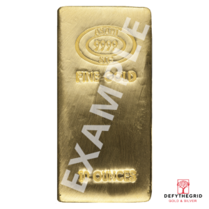 10 OZ GOLD BAR Obverse product photo
