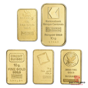 10 GRAM GOLD BAR RANDOM BRAND Obverse product photo