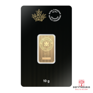 10 GRAM GOLD BAR RCM Obverse product photo