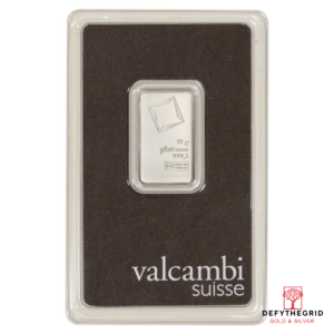 10 GRAM PLATINUM BAR VALCAMBI Obverse product photo