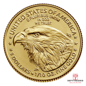 1/10 OZ AMERICAN GOLD EAGLE Reverse product photo