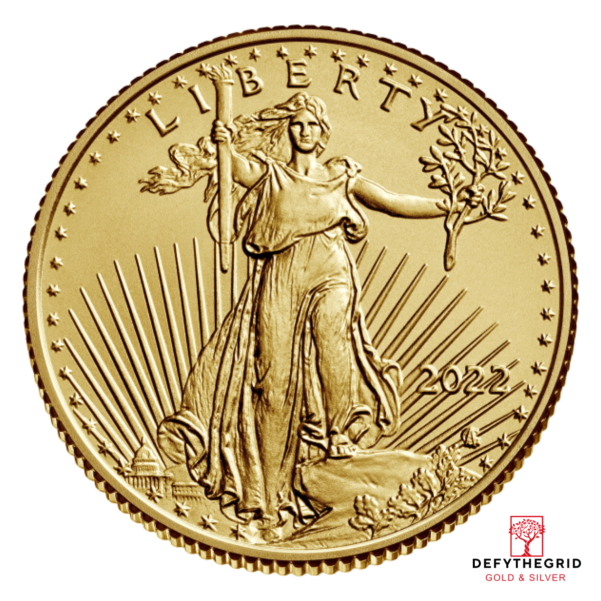 1/10 OZ AMERICAN GOLD EAGLE Obverse product photo