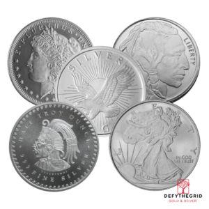 1/2 OZ SILVER ROUND GENERIC BRAND Obverse product photo