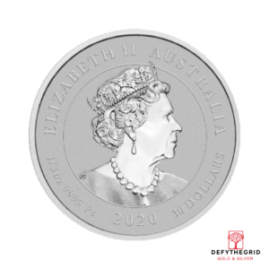 1/3 OZ PLATINUM AUSTRALIAN STRIPED MARLIN Reverse product photo