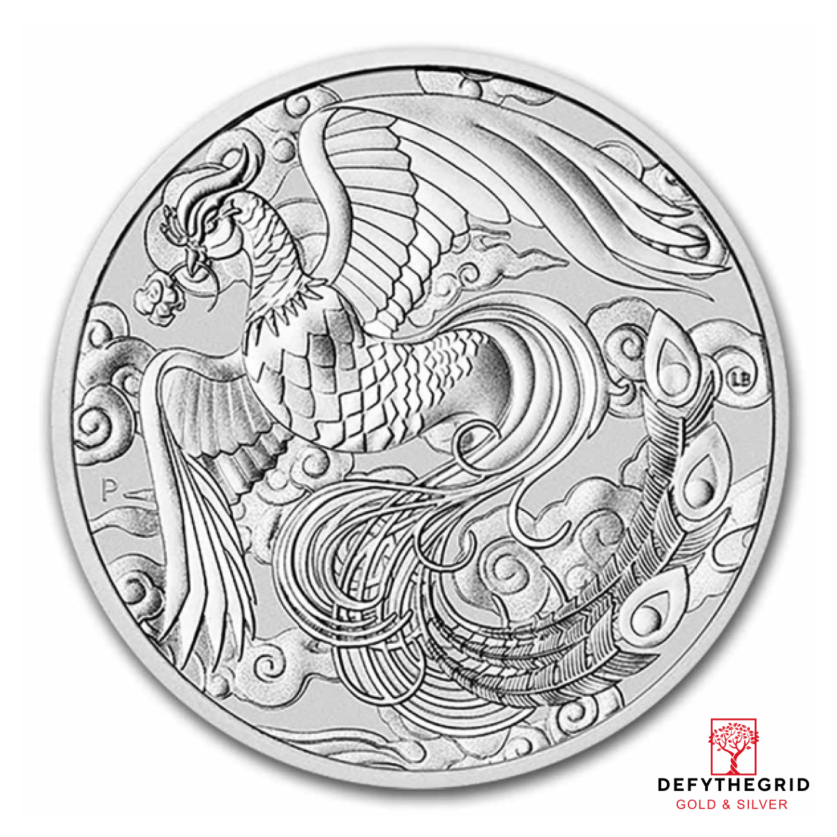 1/4 OZ PLATINUM AUSTRALIAN MYTHICAL CREATURES PHOENIX Obverse product photo