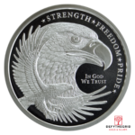 1 OZ SILVER ROUND EAGLE GOLDEN STATE MINT Obverse product photo