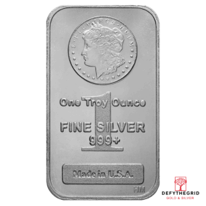 1 OZ SILVER BAR MORGAN Obverse product photo