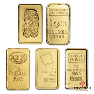 1 GRAM GOLD BAR RANDOM BRAND Obverse product photo