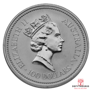 1 OZ AUSTRALIAN PLATINUM KOALA Reverse product photo