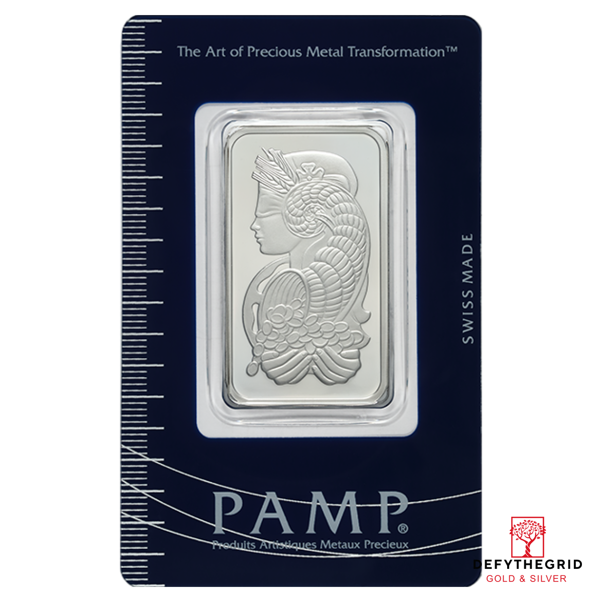 1 OZ PLATINUM BAR PAMP Obverse product photo
