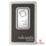 1 OZ PLATINUM BAR VALCAMBI Obverse product photo