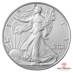 2025 1 OZ AMERICAN SILVER EAGLE Obverse product photo