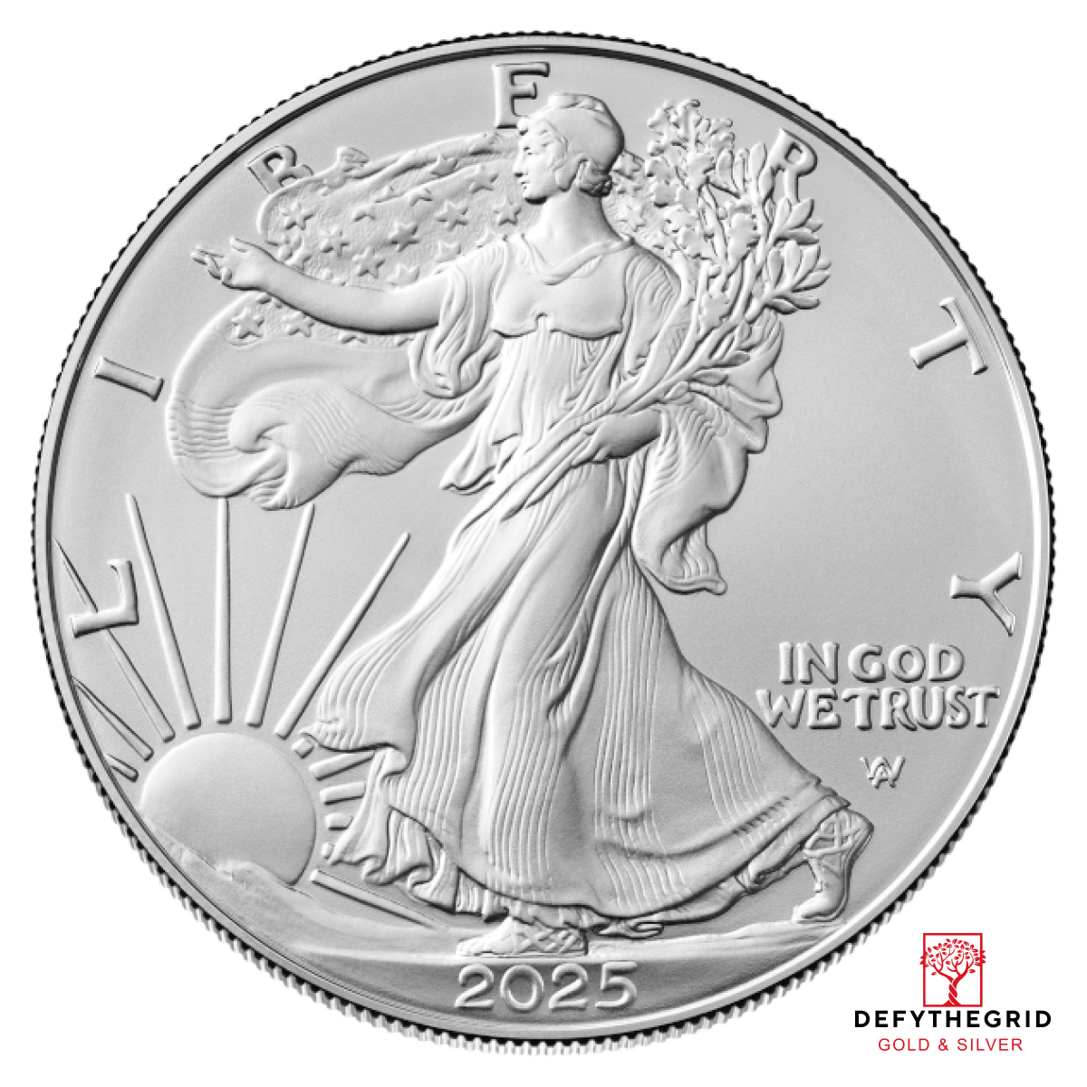 2025 1 OZ AMERICAN SILVER EAGLE Obverse product photo