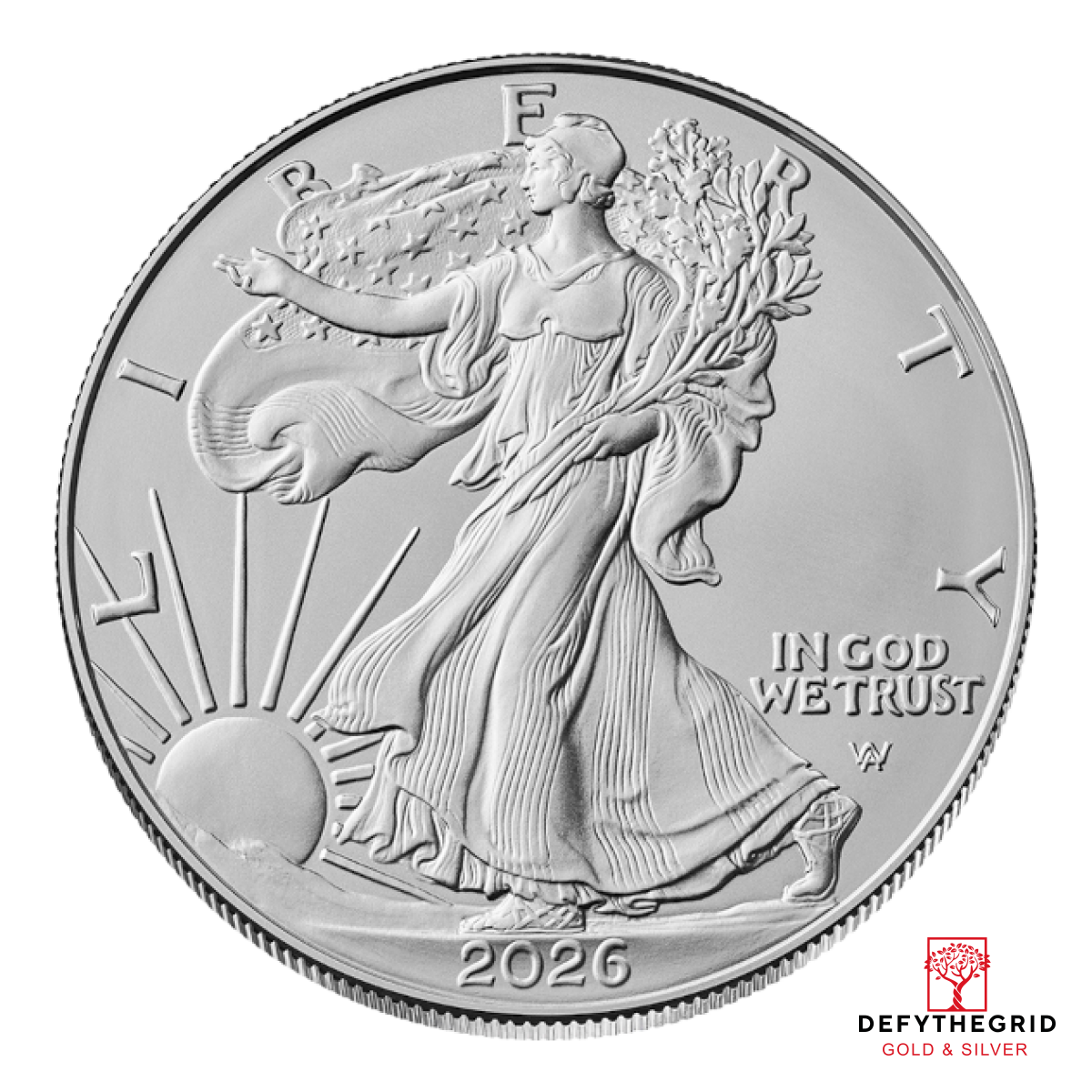 2026 1 OZ AMERICAN SILVER EAGLE Obverse product photo