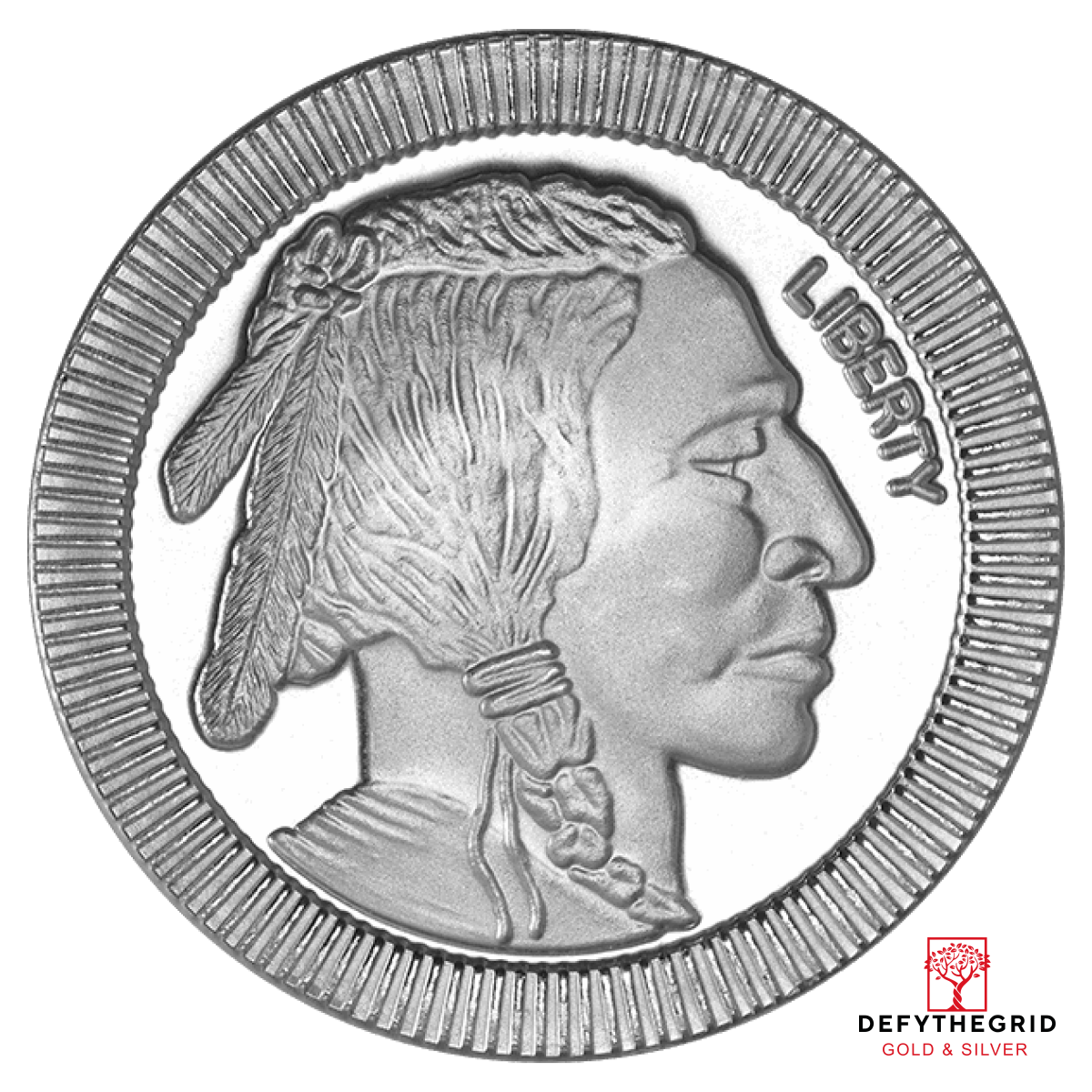 1 OZ SILVER ROUND BUFFALO STACKABLE Obverse product photo