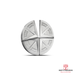 1 OZ SILVER ROUND GOLD PANNER DIVISIBLE Reverse product photo