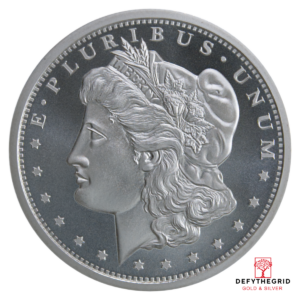 1 OZ SILVER ROUND MORGAN GOLDEN STATE MINT Obverse product photo