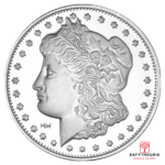 1 OZ SILVER ROUND MORGAN HIGHLAND MINT Obverse product photo