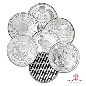 1 OZ SILVER ROUND Reverse product photo