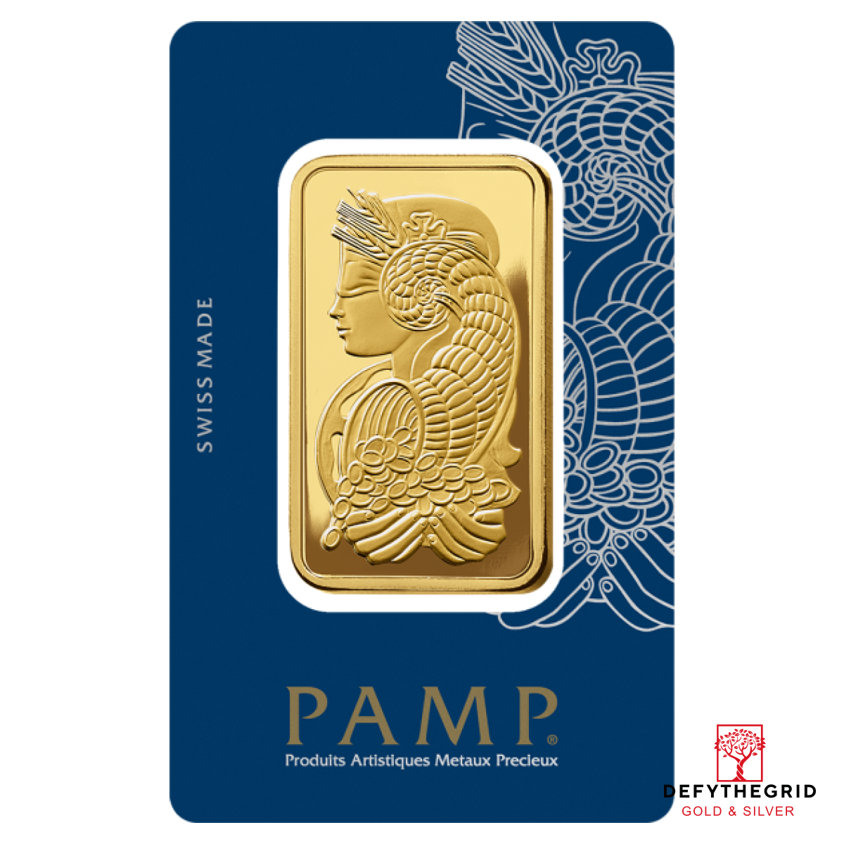 50 GRAM GOLD BAR PAMP FORTUNA Obverse product photo
