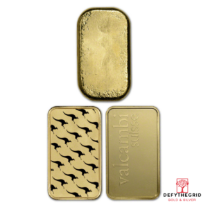 50 GRAM GOLD BAR RANDOM BRAND Reverse product photo