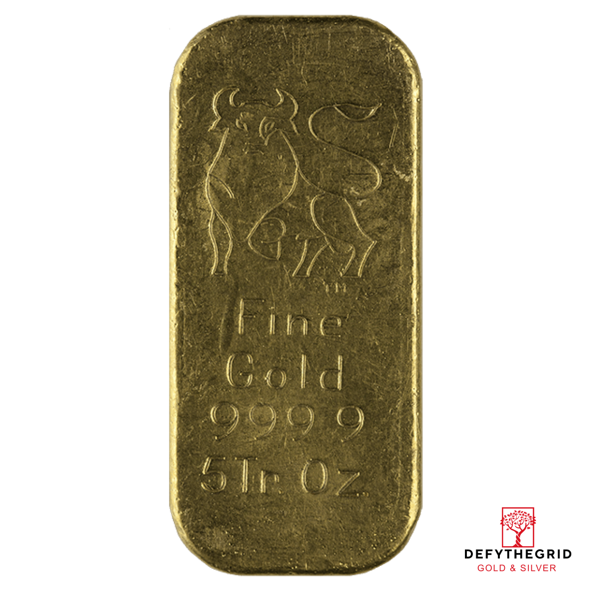 5 OZ GOLD BAR (OUR CHOICE) Obverse product photo