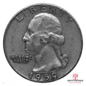 90% AMERICAN SILVER COINS – QUARTERS Obverse product photo