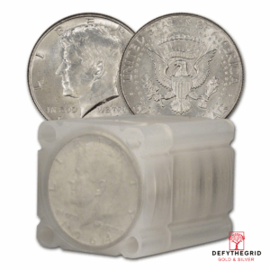 90% AMERICAN SILVER COINS BU – KENNEDY HALF DOLLARS Obverse product photo