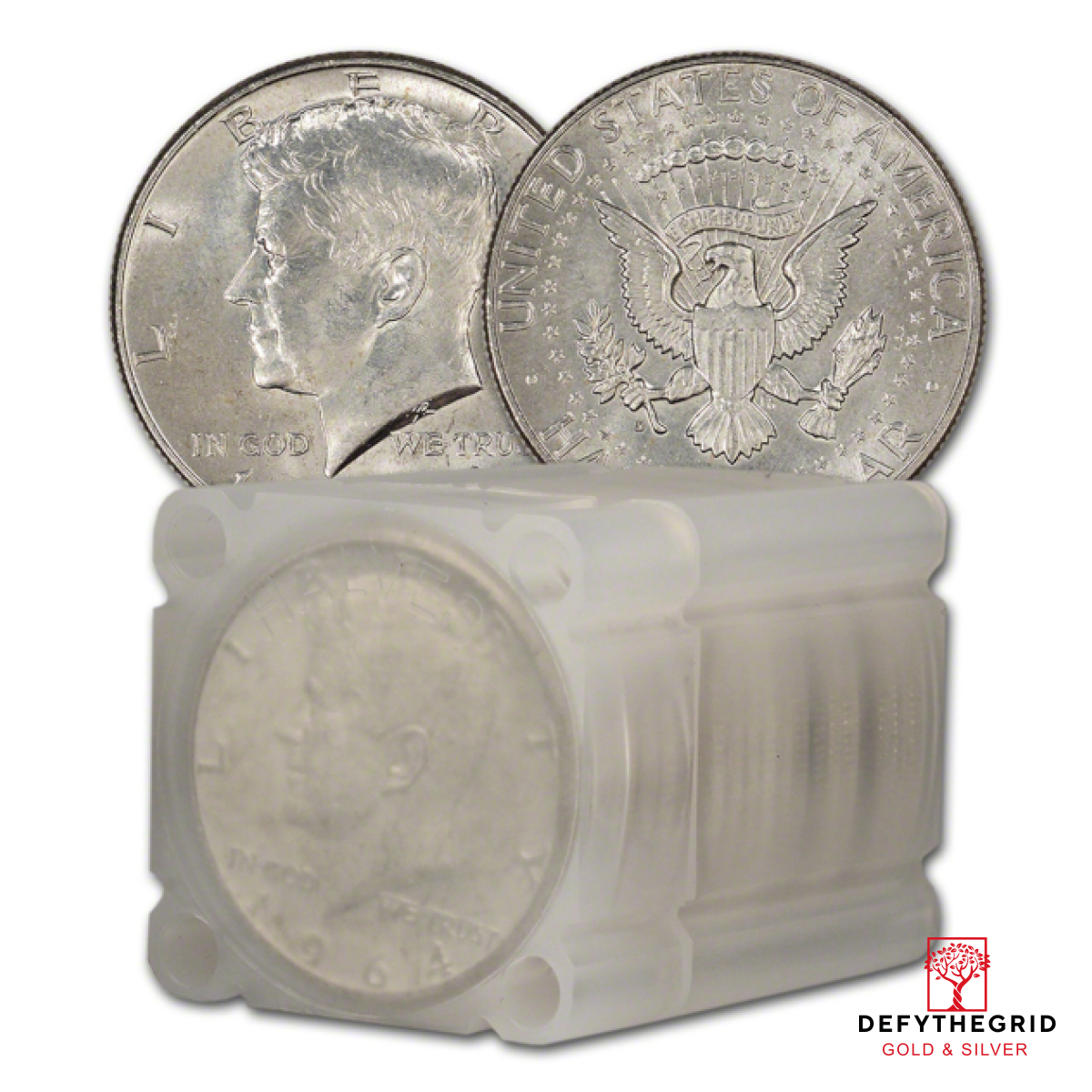 90% AMERICAN SILVER COINS BU – KENNEDY HALF DOLLARS Reverse product photo