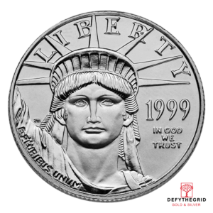 1/2 OZ AMERICAN PLATINUM EAGLE Obverse product photo