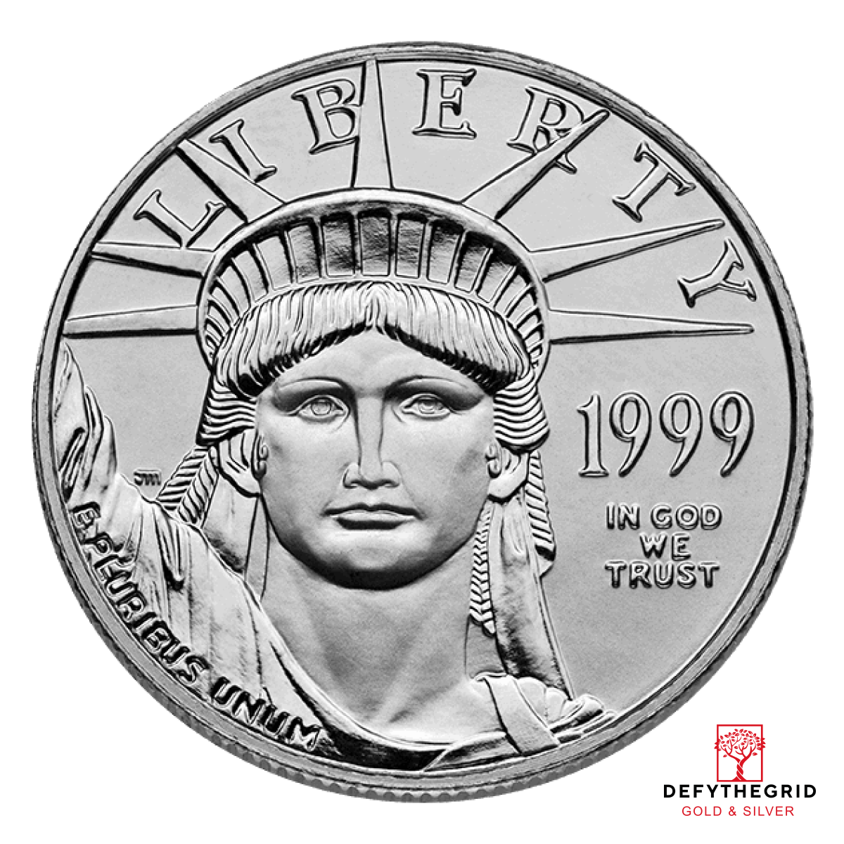 1/2 OZ AMERICAN PLATINUM EAGLE Obverse product photo